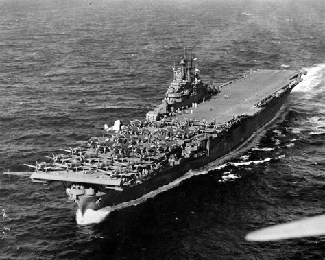 USS Intrepid during atomic bomb tests