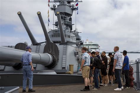 USS Iowa at Sea