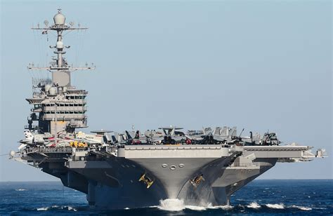 USS John C Stennis in dry dock