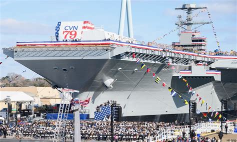 USS John F Kennedy CVN 79 At Sea