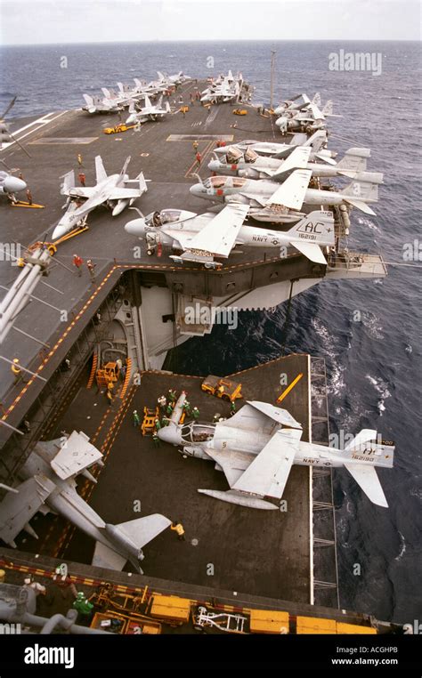 Flight deck on the USS John F. Kennedy