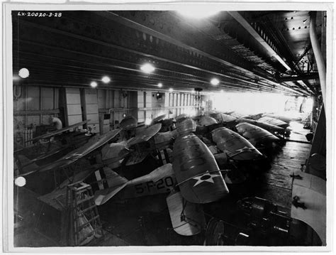 USS Lexington Hangar Bay