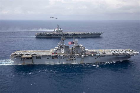 USS Makin Island Naval Gunnery Training