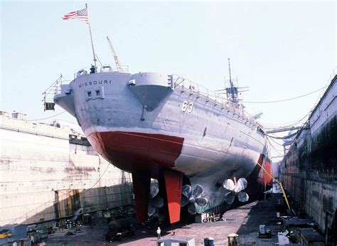 USS Missouri Stern