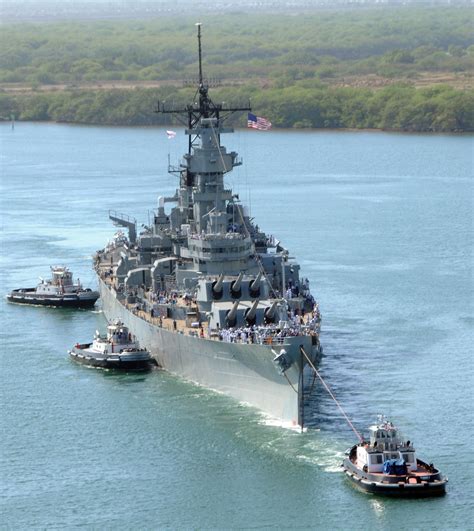 The USS Missouri, site of the Japanese surrender