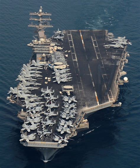 USS Nimitz CVN-68 Aircraft Carrier Island