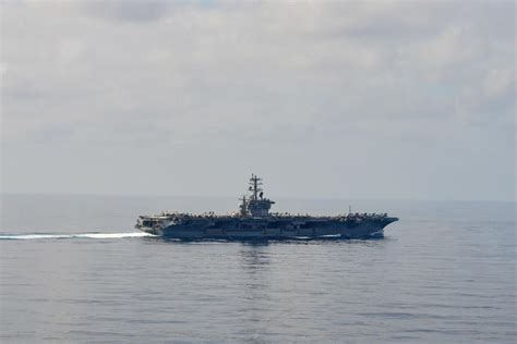 USS Nimitz Steaming