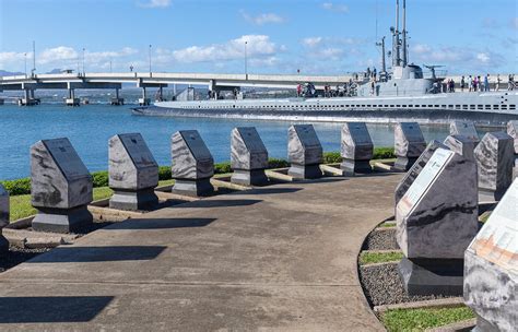 The USS Oklahoma Memorial, dedicated in 2007