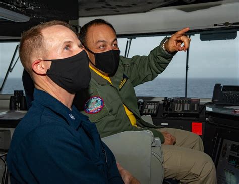 USS Ronald Reagan Bridge Command Center