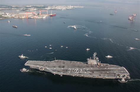 USS Ronald Reagan Operating Off the Coast of Japan