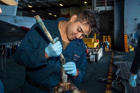 USS Ronald Reagan Hangar Bay Maintenance