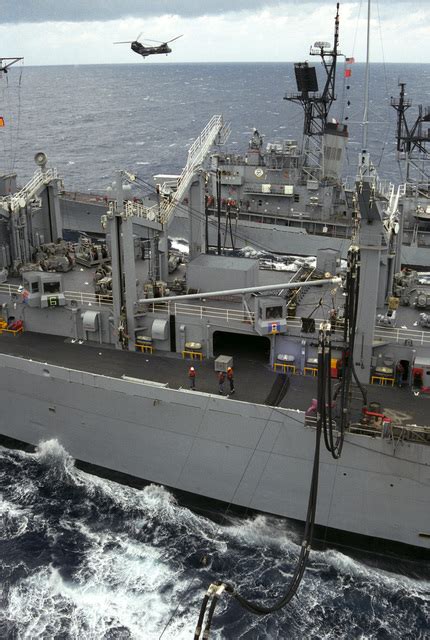 USS Saratoga CV 60 refueling