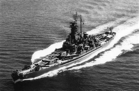 USS South Dakota at Anchor