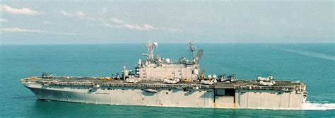 USS Tarawa Sinking Aerial Footage