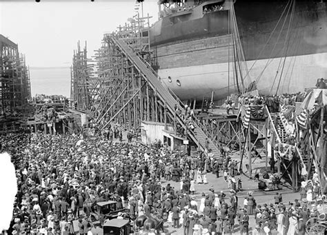 USS Texas launch in 1912