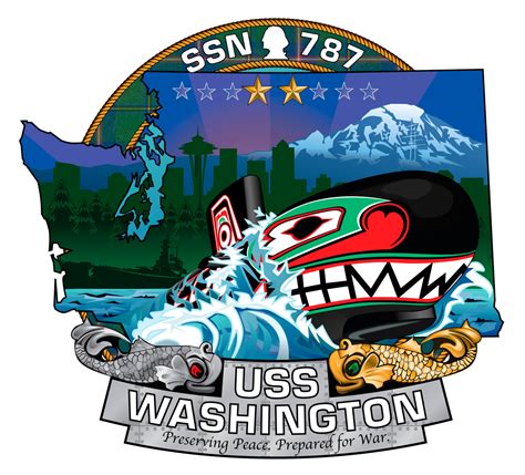 USS Washington Aircraft Carrier Ship Crest