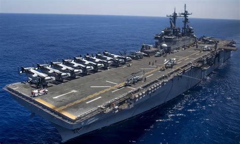 USS Wasp conducting amphibious assault operations