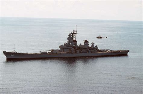 USS Wisconsin Helicopter