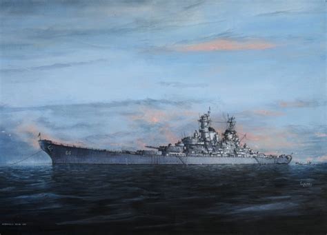 USS Wisconsin Portrait