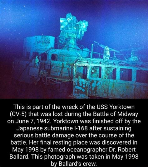 USS Yorktown Wreck Corrosion