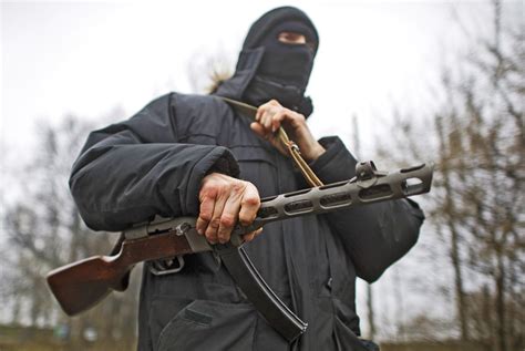 Ukrainian Soldier with PPSh-41