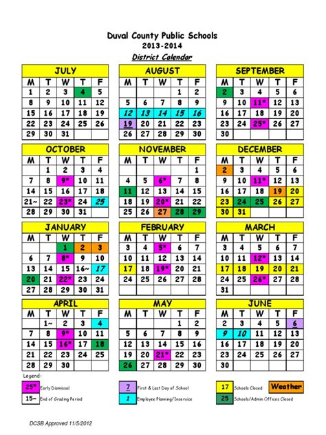 Understanding the DCPS Calendar