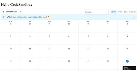 Understanding Mui Calendar Component