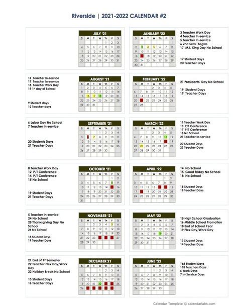 Understanding Riverside USD Calendar