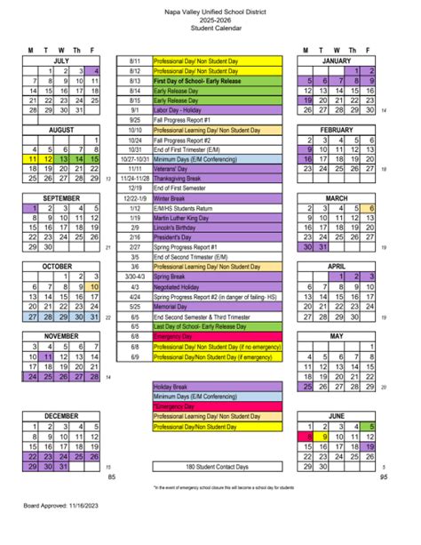 Understanding the TUSD Calendar