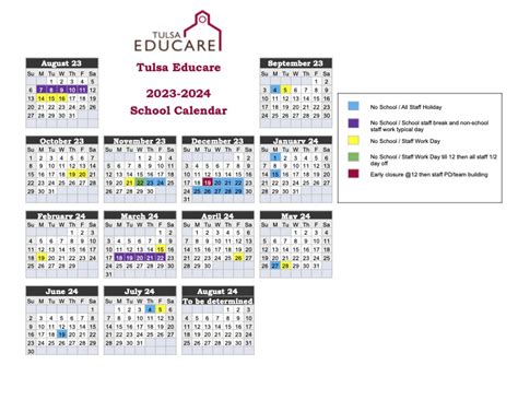 Understanding Tulsa School Calendar