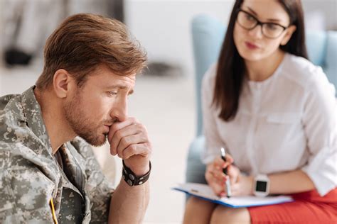 US Air Force Psychologist with Airmen