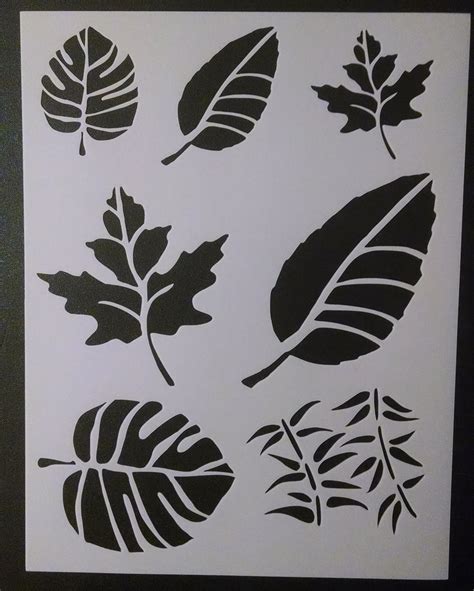 How to Use Free Printable Leaf Stencils