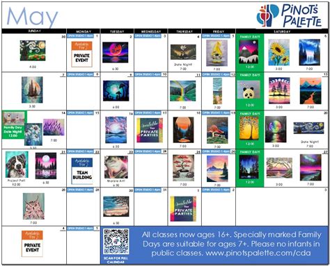 Using Your May Calendar Image