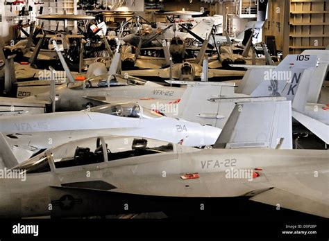 USS Ronald Reagan Hangar Bay