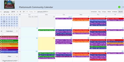 Utilizing Calendar for Local Events