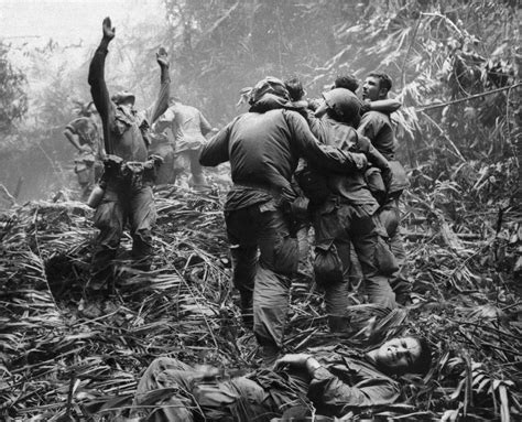 U.S. soldiers in combat during the Vietnam War