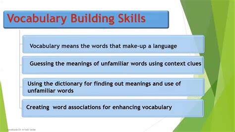 Vocabulary Building Techniques