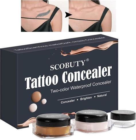 Waterproof Tattoo Cover Makeup For Sensitive Skin