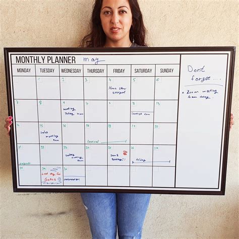 Weekly Whiteboard Calendar Templates