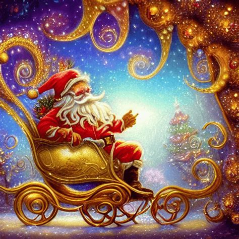 Whimsical Santa Sleigh Pictures