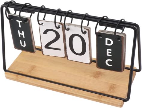 Wooden Flip Desk Calendar