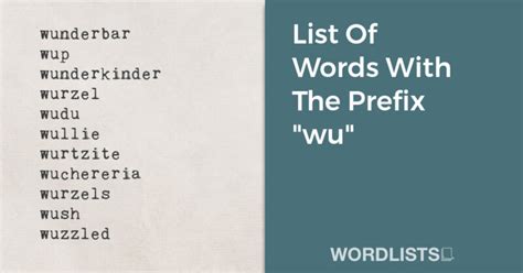 Challenges of using Wu words