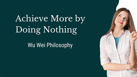 Wu-wei Philosophy