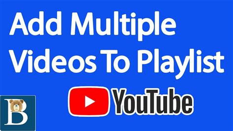 YouTube Playlist Options