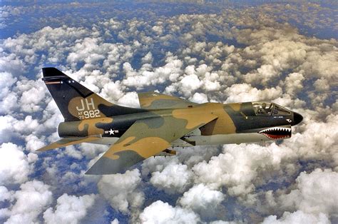 The A-7 Corsair II was produced in several variants