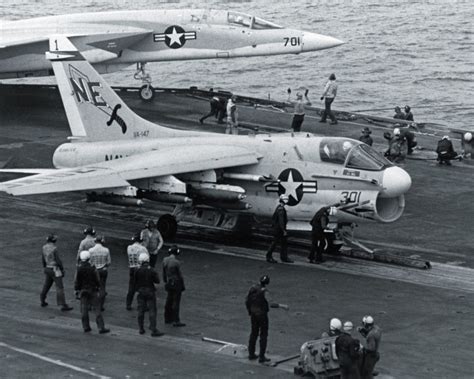 The A-7 Corsair II saw extensive combat in the Vietnam War