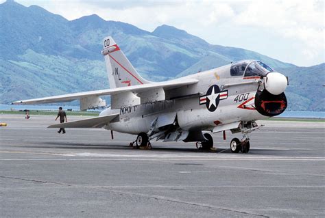 A-7E Corsair II on display