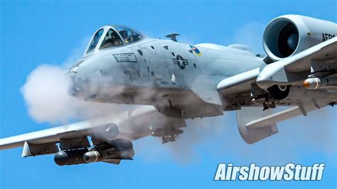 A-10 Warthog firing its cannon