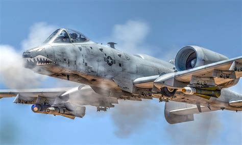 A-10 Warthog conducting ground attack