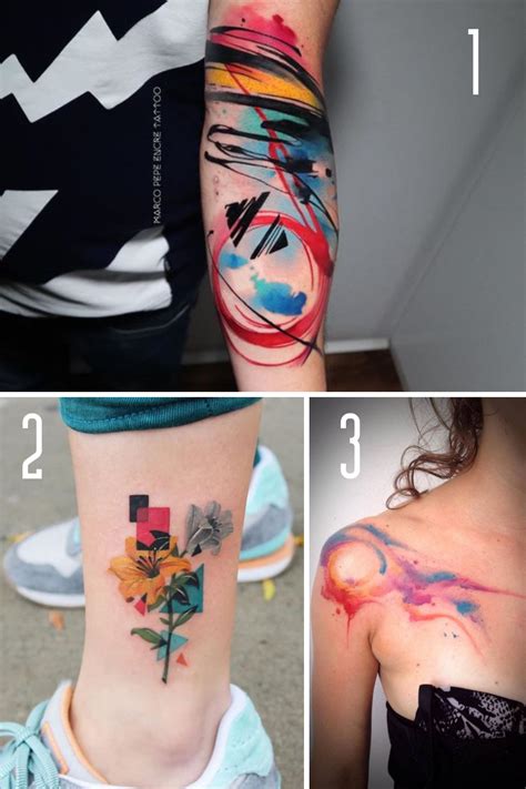 Abstract art tattoos and their meanings